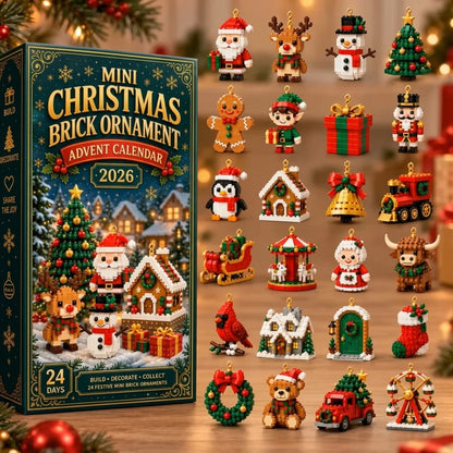 Mini Christmas Brick Ornament Advent Calendar